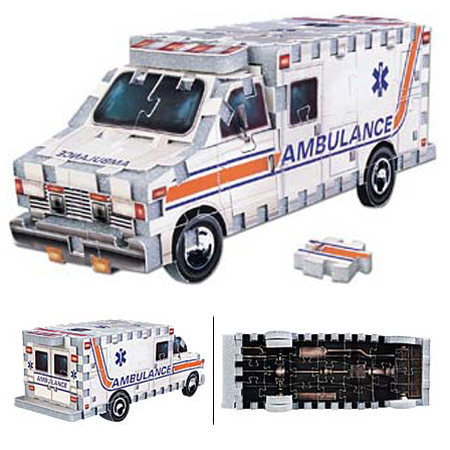 ambulance puzz3d puzzles